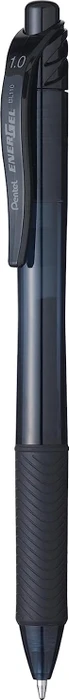 Pentel EnerGel X BL110 1.0mm/0.5mm Gelroller schwarz/transparent, 12er-Pack
