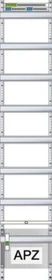 Schneider Electric ABN Verteilerfeld 1V 1APZ 250x300mm