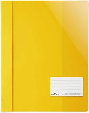 Durable Sichthefter opak, A4+, intensiv gelb/transparent, 25er-Pack