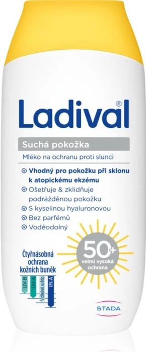 Ladival trockene Haut Sonnenschutz Milch LSF50+, 200ml