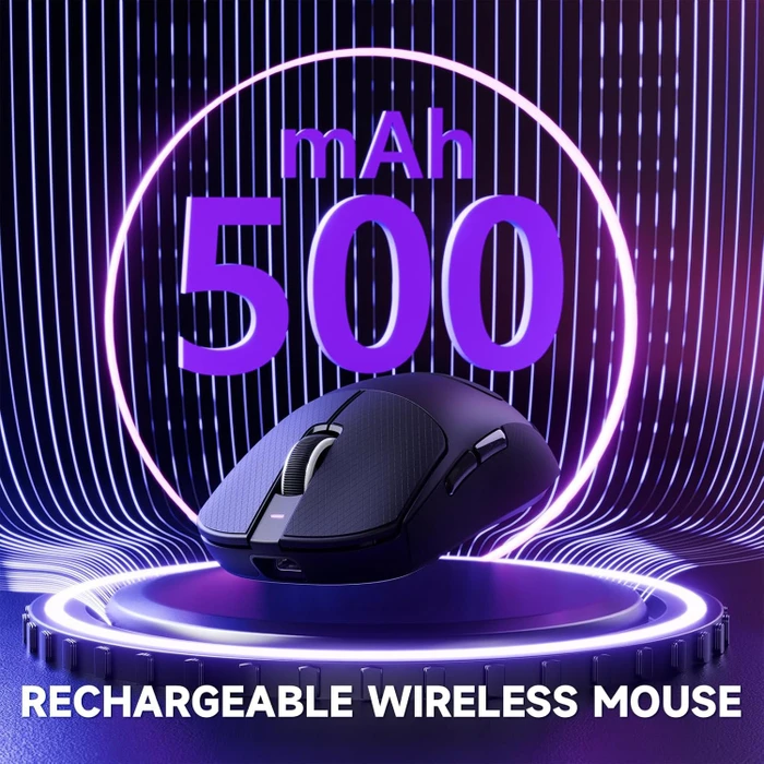 Attack Shark X8 Pro Tri-mode Wireless Gaming Mouse, schwarz, inkl. Grip Tape, USB/Bluetooth