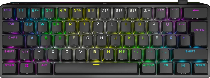 Corsair Gaming K70 PRO MINI Wireless, MX SPEED RGB Silver, USB/Bluetooth, CH