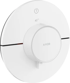 Hansgrohe Axor ShowerSelect ID rund Thermostat für 1 Verbraucher mattweiß