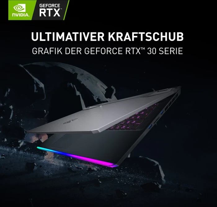 MSI GE76 Raider 11UH-082, Core i9-11980HK, 32GB RAM, 2TB SSD, GeForce RTX 3080, DE