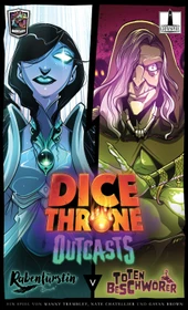 Dice Throne Outcasts Necromancer vs. Raveness