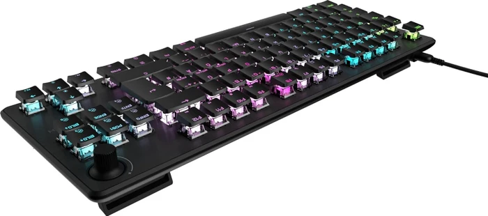 Turtle Beach Vulcan II TKL, schwarz, LEDs RGB, TITAN Mechanical Linear, USB, DE