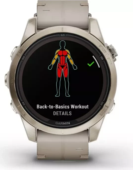 Garmin Fenix 7S Pro Sapphire Solar light sand/soft gold