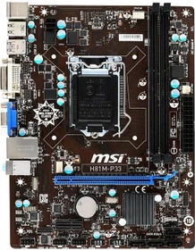 MSI H81M-P33 (Intel 1150)