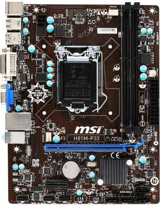 MSI H81M-P33 (Intel 1150)