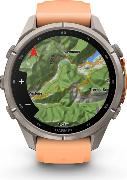 Garmin Fenix 9 Pro inReach 43mm titanium/shell pink-autumn orange