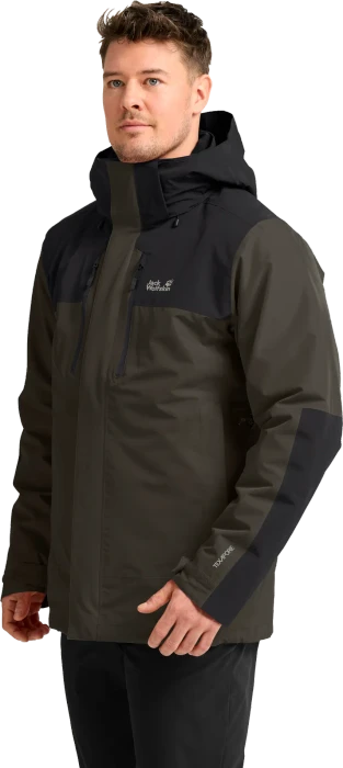 Jack Wolfskin Jasper Pro 3in1 Funktionsjacke obsidian moss (Herren)