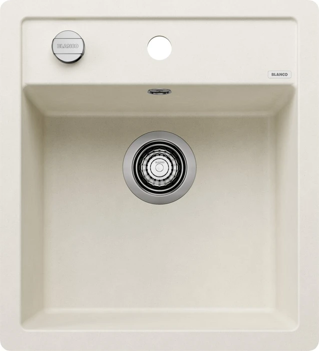 Blanco Dalago 45-F Einbau Becken mittig mit Ablauffernbedienung softweiß
