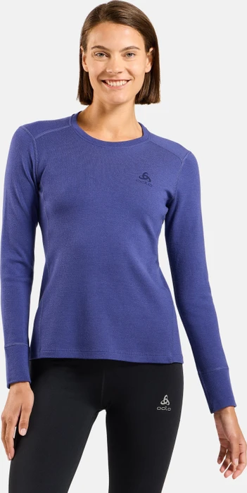 Odlo Natural Merino 260 Baselayer Funktionsshirt langarm skipper blue (Damen)