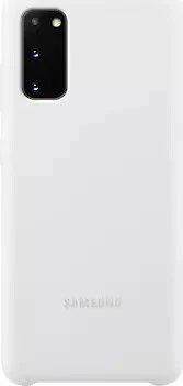 Samsung Silicone Cover für Galaxy S20 weiß
