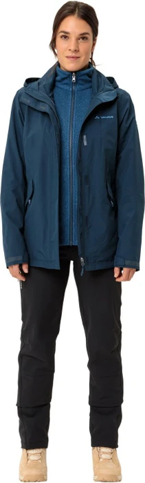 Vaude Rosemoor 3in1 II Funktionsjacke dark sea (Damen)