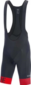 Gore Wear C5 Optiline Bib Shorts+ Fahrradhose kurz schwarz/rot (Herren)