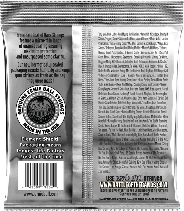 Ernie Ball Coated Bass Super Slinky