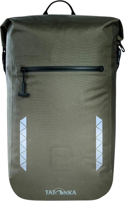 Tatonka Commuter Rolltop 25 WP stone grey/olive