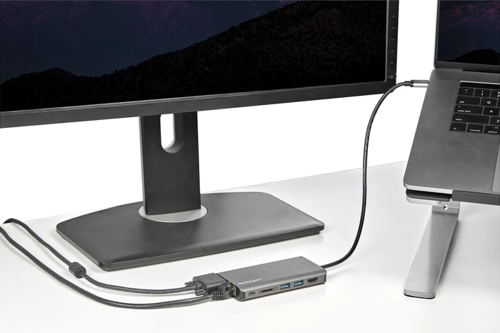 StarTech USB-C Multiport-Adapter Space Grey, USB-C 3.0 [Stecker]