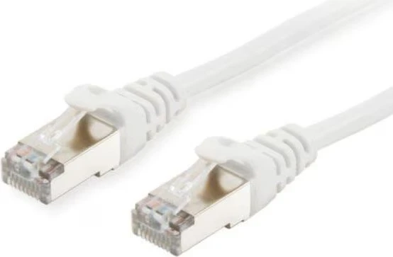 Equip Patchkabel, Cat6a, S/FTP, RJ-45/RJ-45, 0.5m, weiß