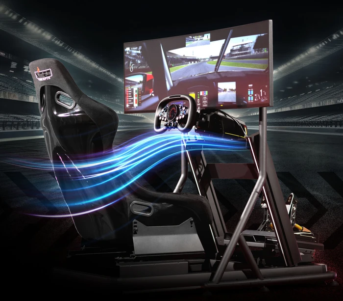 Nitro Concepts IMMERSION Wind Box, Telemetrie-basierter Windkanal-Effekt