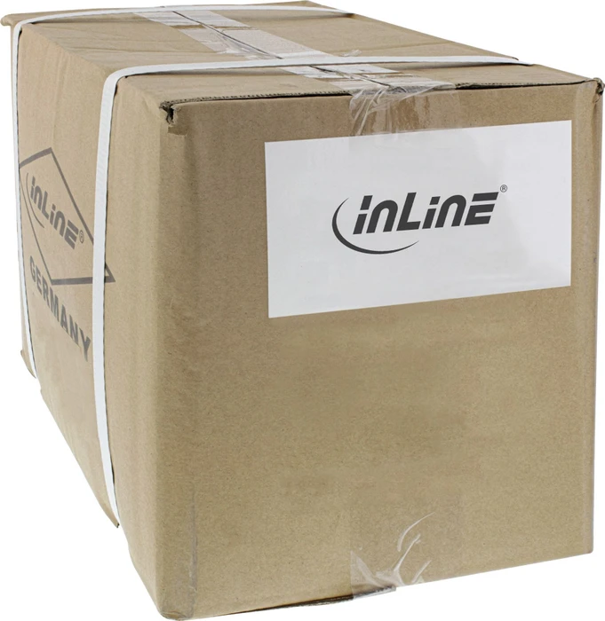 InLine Netzkabel, Netzstecker USA 2-polig NEMA-1/Typ-A auf Euro 8 C7 Stecker, 1.8m, 65er-Pack