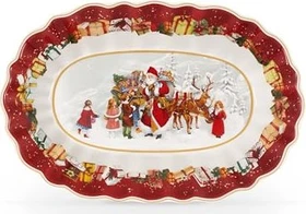 Villeroy & Boch Toy's Fantasy Schale oval Santa und Kinder 29x19cm