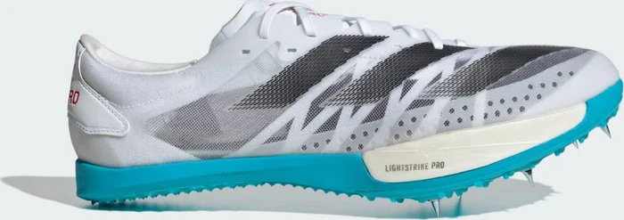 adidas Adizero Ambition Lightstrike cloud white/core black/lucid cyan (Herren)