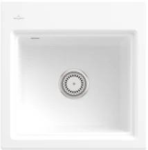 Villeroy & Boch Subway Style 50 S Einbau Becken mittig stone white
