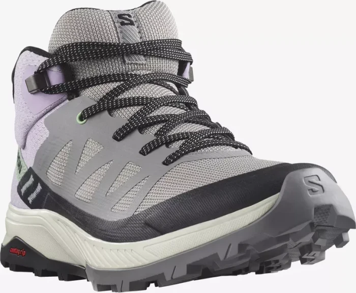 Salomon Outrise Mid GTX gull/orchid bloom/black (Damen)