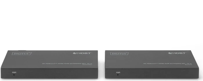 Digitus HDMI KVM Extender Set Extender HDBaseT 1.0, 4K, 30Hz, Cat5e/6/6a/7/8, 40m