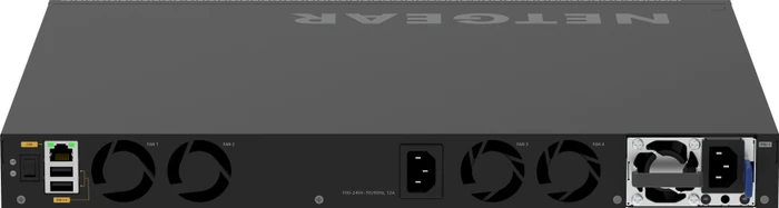 Netgear AVoIP M4350 Rackmount Gigabit Managed Switch, 24x RJ-45, 4x SFP+, 648W PoE+