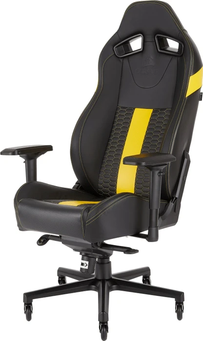 Corsair T2 Road Warrior Gamingstuhl, schwarz/gelb