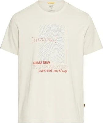 Camel Active Organic Cotton T-Shirt kurzarm beige (Herren)