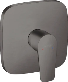 Hansgrohe Talis E Einhebel-Brausemischer Unterputz für iBox universa brushed black chrome