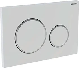 Geberit Sigma20 Betätigungsplatte weiß matt/weiß/weiß matt
