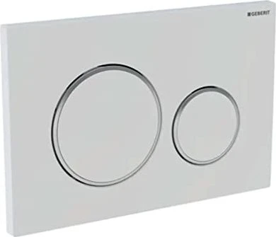 Geberit Sigma20 Betätigungsplatte weiß matt/weiß/weiß matt