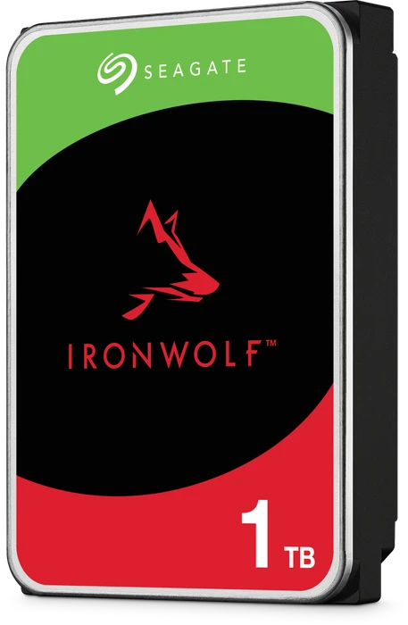 Seagate IronWolf NAS HDD +Rescue 1TB, 24/7, 512e / 3.5" / SATA 6Gb/s
