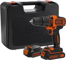 Black&Decker BDCHD18KB2 Akku-Schlagbohrschrauber inkl. Koffer + 2 Akkus 2.0Ah