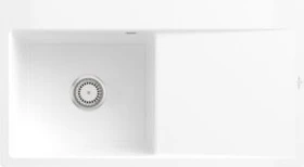 Villeroy & Boch Subway Style 50 flat Einbau Becken links snow white