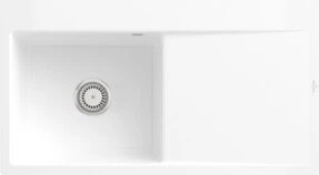 Villeroy & Boch Subway Style 50 flat Einbau Becken links snow white