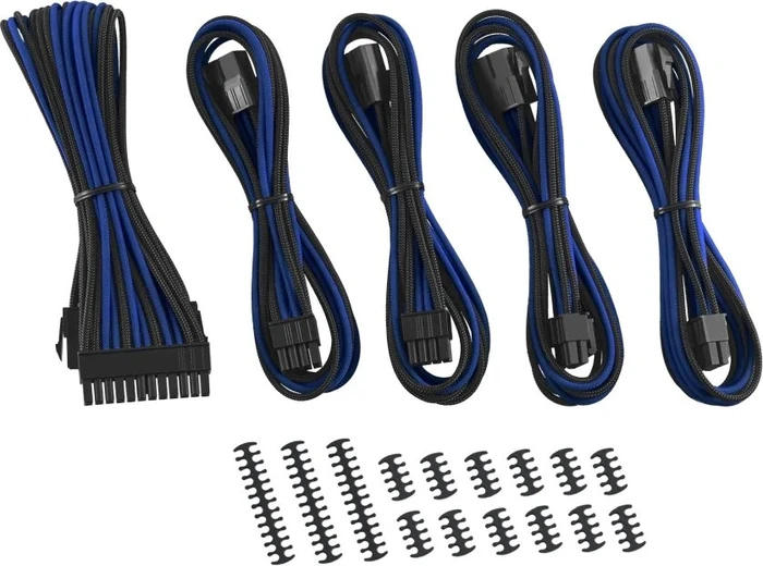 CableMod Classic ModMesh Cable Extension Kit, 8+8 Series, schwarz/blau