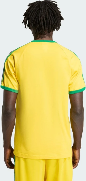 adidas 3-Streifen T-Shirt kurzarm eqt yellow/green/collegiate royal (Herren)