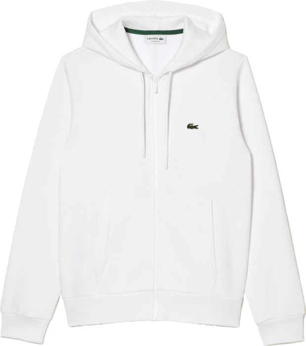 Lacoste Fleece Zip Hoodie weiß (Herren)