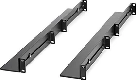 StarTech 19 Zoll Server Rack Schienen, einstellbare Tiefe, schwarz, 628mm, 1HE