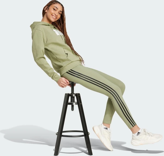 adidas Future Icons 3-Streifen Hose lang tent green (Damen)