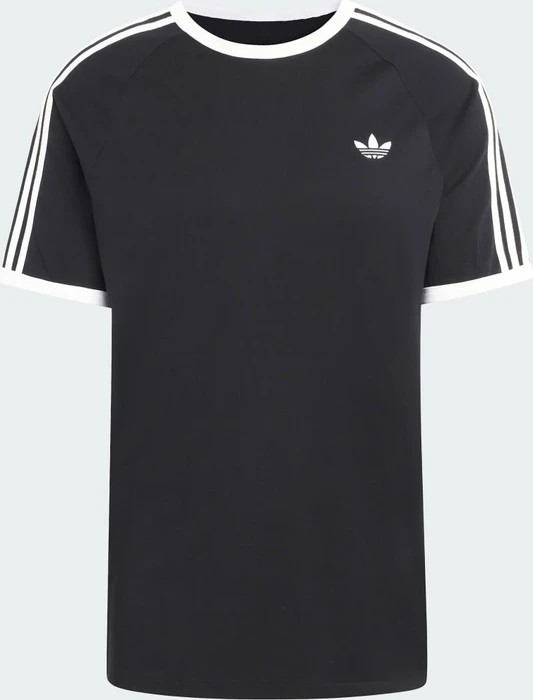 adidas 3-Streifen T-Shirt kurzarm schwarz (Herren)