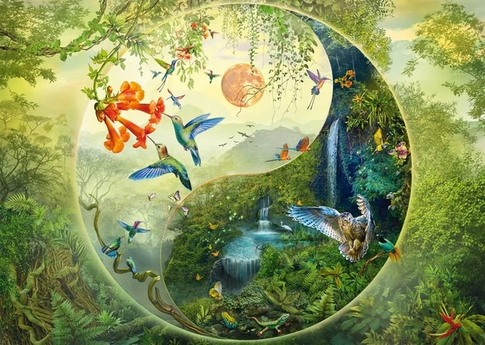 Schmidt Spiele Silvia Christoph Yin & Yang Im Wald der Kolibris