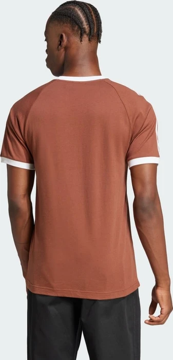 adidas Adicolor Classics 3-Streifen T-Shirt kurzarm preloved brown (Herren)