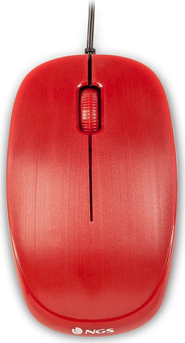 NGS Flame Wired Mouse rot, USB